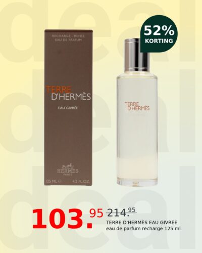 TERRE D'HERMÈS EAU GIVRÉE eau de parfum recharge 125 ml