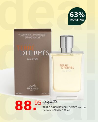 TERRE D'HERMÈS EAU GIVRÉE eau de parfum refillable 100 ml