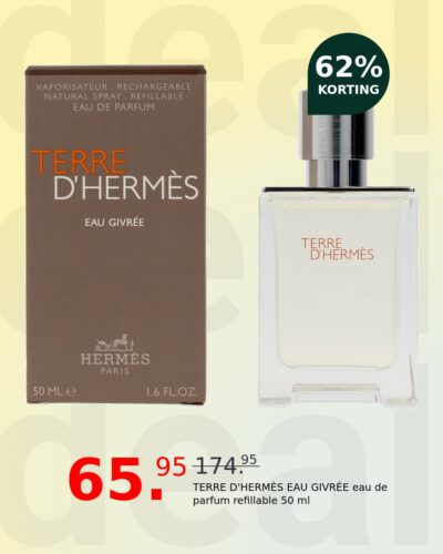 TERRE D'HERMÈS EAU GIVRÉE eau de parfum refillable 50 ml