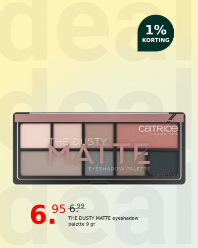 THE DUSTY MATTE eyeshadow palette 9 gr