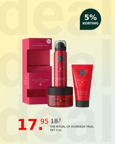THE RITUAL OF AYURVEDA TRIAL SET 3 pz
