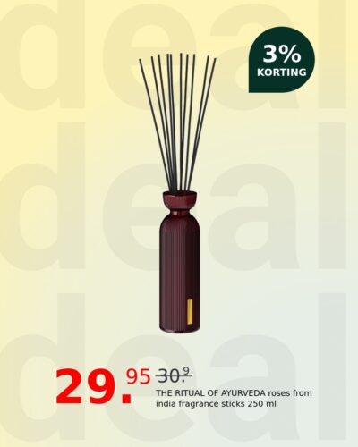 THE RITUAL OF AYURVEDA roses from india fragrance sticks 250 ml