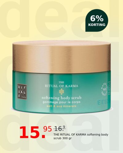 THE RITUAL OF KARMA softening body scrub 300 gr