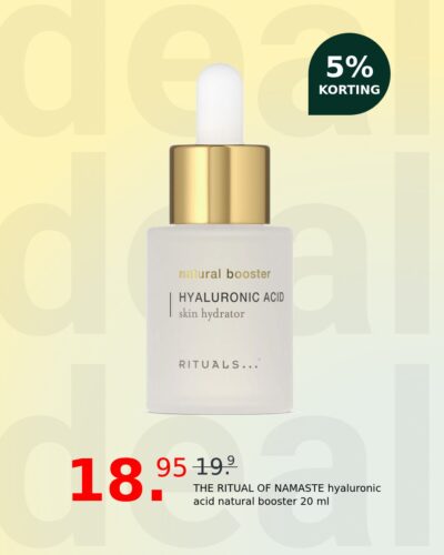 THE RITUAL OF NAMASTE hyaluronic acid natural booster 20 ml