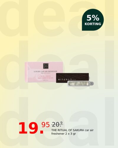 THE RITUAL OF SAKURA car air freshener 2 x 3 gr