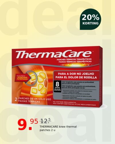 THERMACARE knee thermal patches 2 u