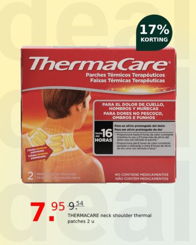THERMACARE neck shoulder thermal patches 2 u