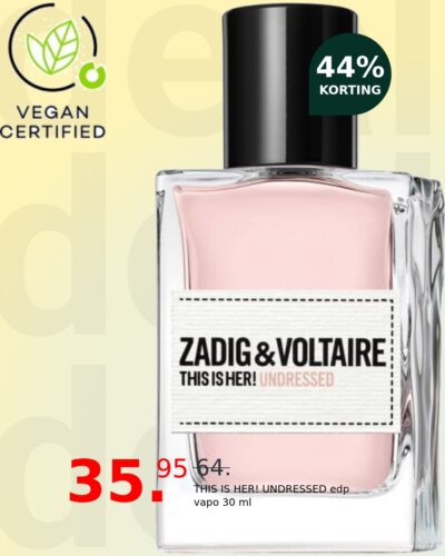 THIS IS HER! UNDRESSED edp vapo 30 ml