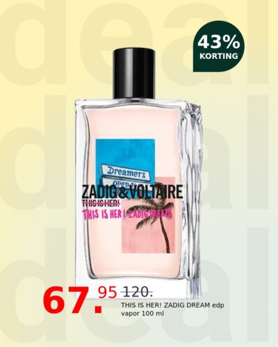 THIS IS HER! ZADIG DREAM edp vapor 100 ml