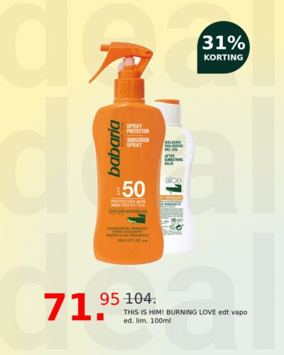 THIS IS HIM! BURNING LOVE edt vapo ed. lim. 100ml