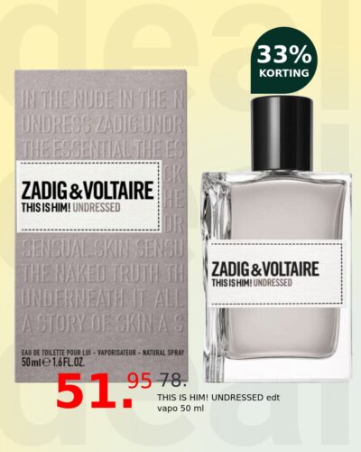 THIS IS HIM! UNDRESSED edt vapo 50 ml