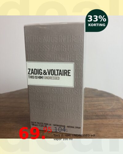 THIS IS HIM! UNDRESSED edt vapor 100 ml