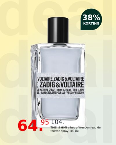 THIS IS HIM! vibes of freedom eau de toilette spray 100 ml