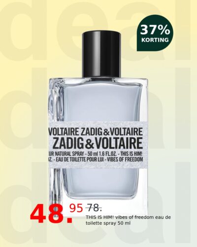 THIS IS HIM! vibes of freedom eau de toilette spray 50 ml