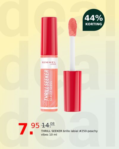 THRILL SEEKER brillo labial #250-peachy vibes 10 ml