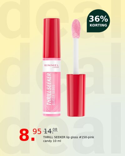 THRILL SEEKER lip gloss #150-pink candy 10 ml