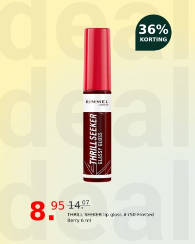 THRILL SEEKER lip gloss #750-Frosted Berry 6 ml