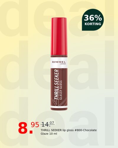 THRILL SEEKER lip gloss #800-Chocolate Glaze 10 ml