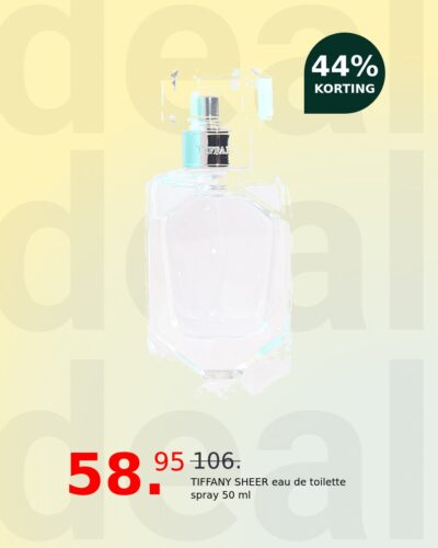 TIFFANY SHEER eau de toilette spray 50 ml