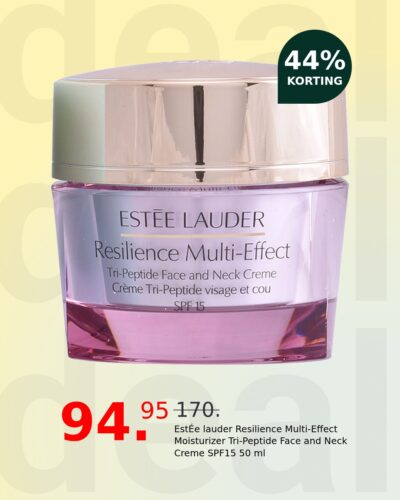 EstÉe lauder Resilience Multi-Effect Moisturizer Tri-Peptide Face and Neck Creme SPF15 50 ml