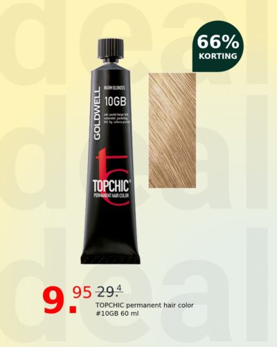 TOPCHIC permanent hair color #10GB 60 ml