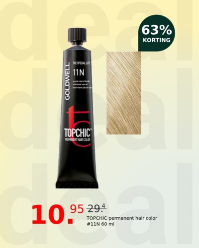 TOPCHIC permanent hair color #11N 60 ml