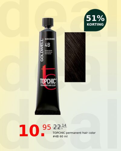 TOPCHIC permanent hair color #4B 60 ml