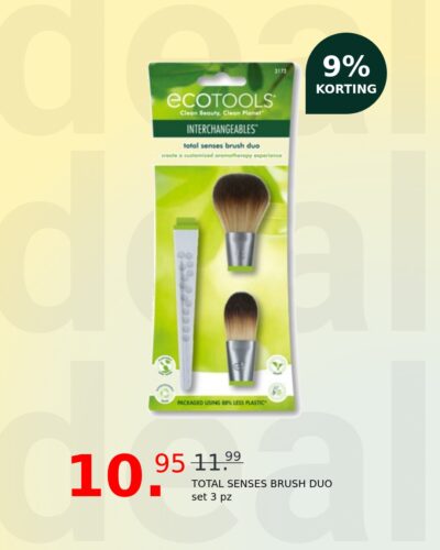 TOTAL SENSES BRUSH DUO set 3 pz