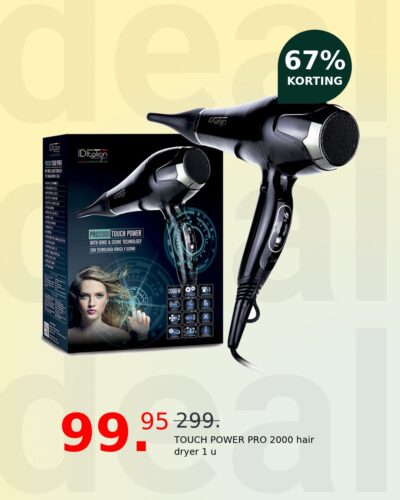 TOUCH POWER PRO 2000 hair dryer 1 u