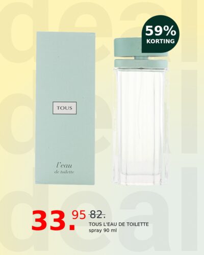 TOUS L'EAU DE TOILETTE spray 90 ml