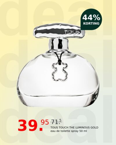 TOUS TOUCH THE LUMINOUS GOLD eau de toilette spray 50 ml