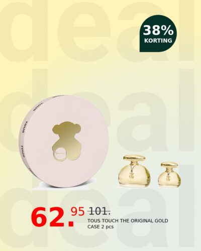 TOUS TOUCH THE ORIGINAL GOLD CASE 2 pcs