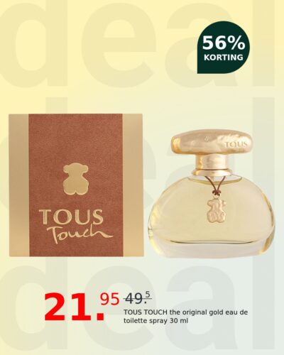 TOUS TOUCH the original gold eau de toilette spray 30 ml