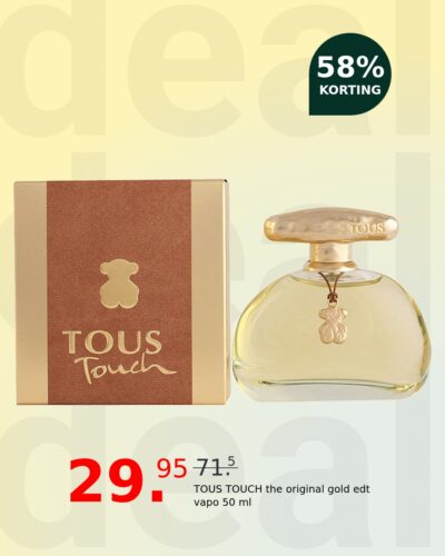 TOUS TOUCH the original gold edt vapo 50 ml