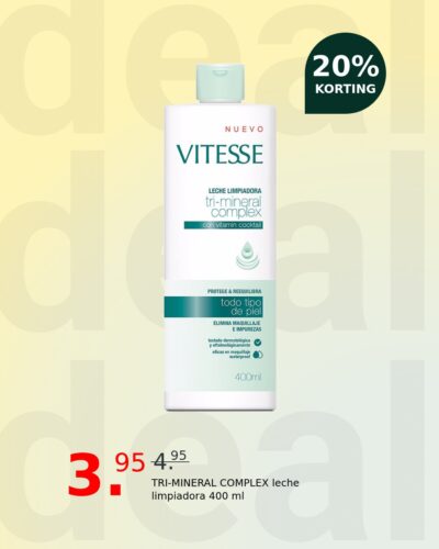 TRI-MINERAL COMPLEX leche limpiadora 400 ml