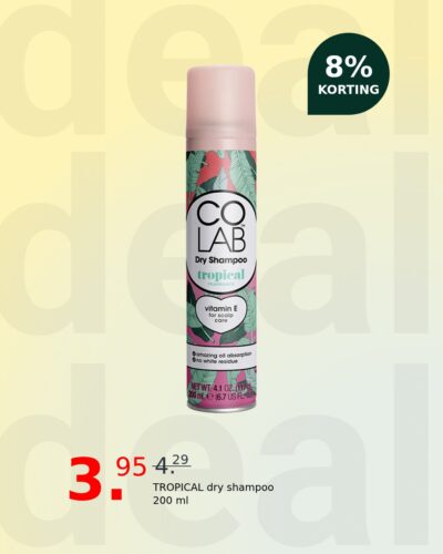 TROPICAL dry shampoo 200 ml