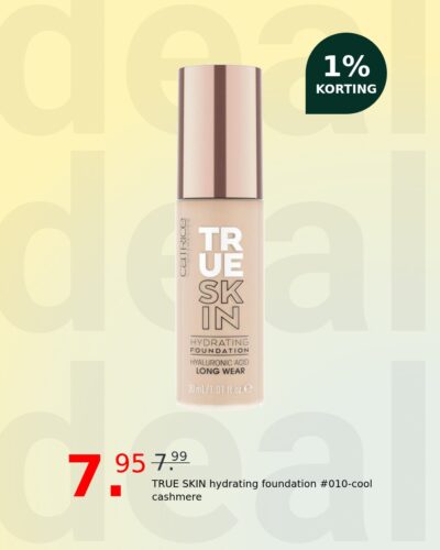 TRUE SKIN hydrating foundation #010-cool cashmere