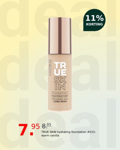 TRUE SKIN hydrating foundation #015-warm vanilla