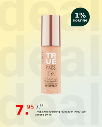 TRUE SKIN hydrating foundation #033-cool almond 30 ml
