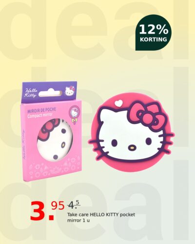 Take care HELLO KITTY pocket mirror 1 u