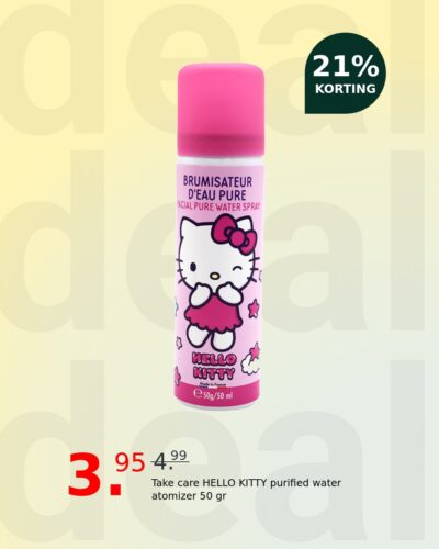 Take care HELLO KITTY purified water atomizer 50 gr