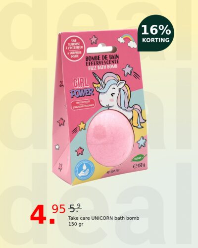 Take care UNICORN bath bomb 150 gr