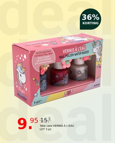 Take care VERNIS À L'EAU LOT 3 pz