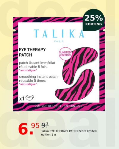 Talika EYE THERAPY PATCH zebra limited edition 1 u