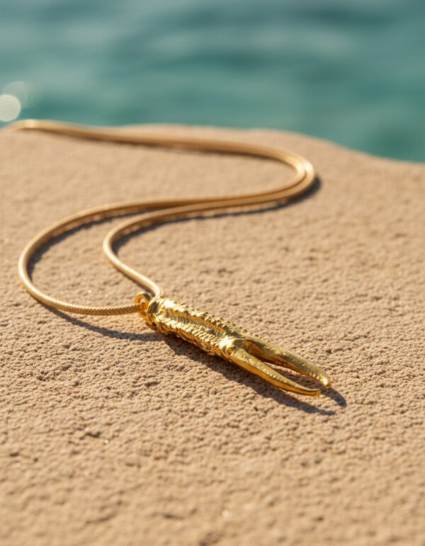 Shabama TUENT COOL BEIGE necklace #gold glitter 1 u