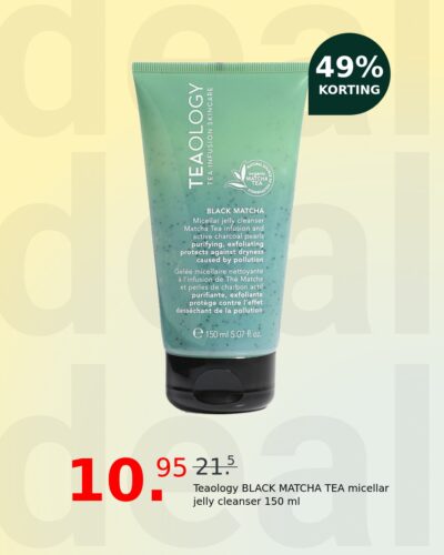 Teaology BLACK MATCHA TEA micellar jelly cleanser 150 ml