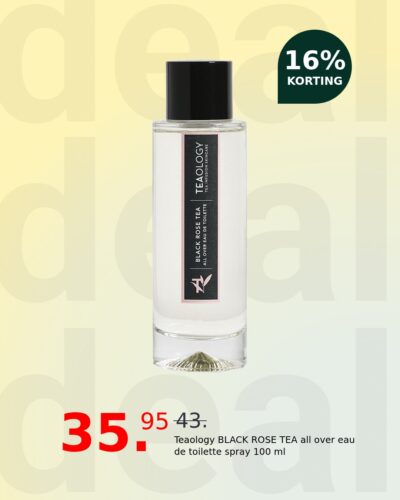 Teaology BLACK ROSE TEA all over eau de toilette spray 100 ml