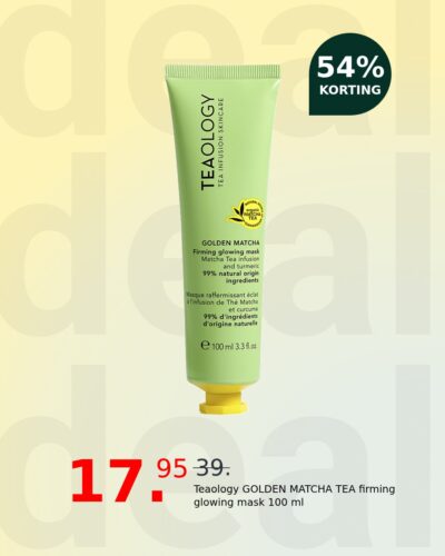 Teaology GOLDEN MATCHA TEA firming glowing mask 100 ml
