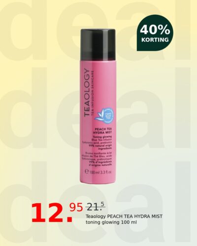 Teaology PEACH TEA HYDRA MIST toning glowing 100 ml