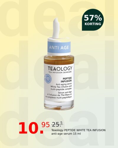 Teaology PEPTIDE WHITE TEA INFUSION anti-age serum 15 ml